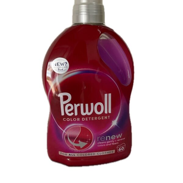 Засіб для делікатного прання Perwoll Renew Color Detergent, для кольорових речей, 60 циклів прання, 3 л