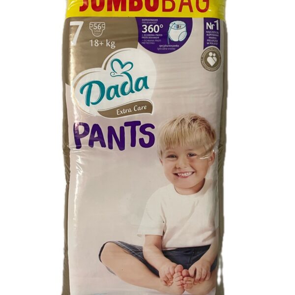 Трусики Dada Extra Care розмір 7 (18+кг) - 56шт JUMBO BAG