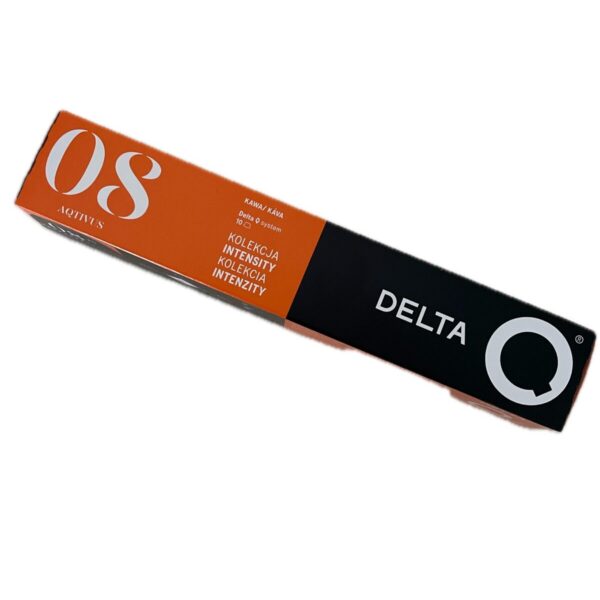 Кава для кавомашини в капсулах Delta Q Activus за міцністю 8 в упаковці 10 шт