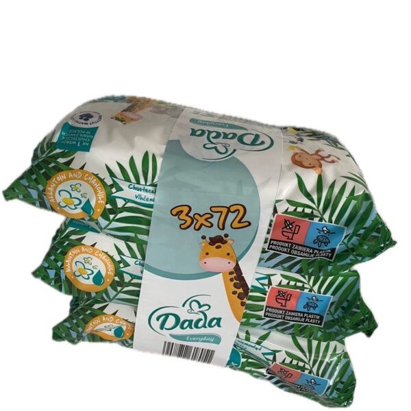 Дитячі вологі серветки Dada everyday 73х3  для щоденного використання