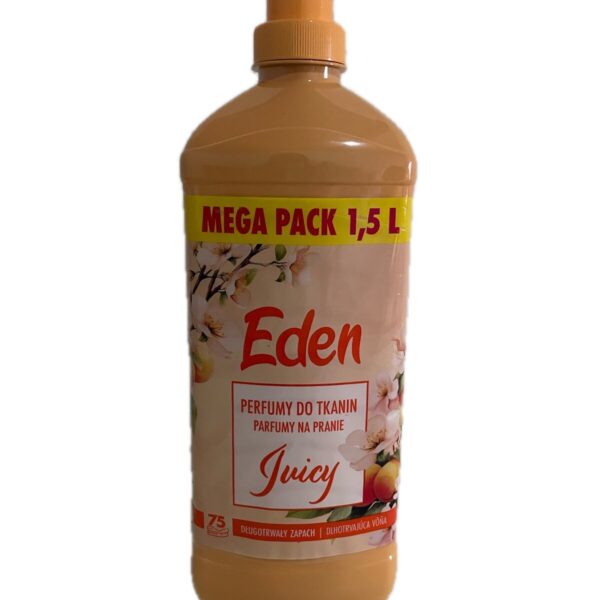 Парфумований кондиціонер ополіскувач для одягу Eden Juicy 1500 мл, 75 прань MEGA PACK