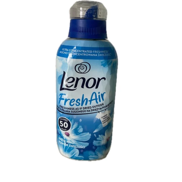 Кондиціонер ополіскувач для білизни концентрований 50 циклів Lenor FreshAir Fresh 700 мл