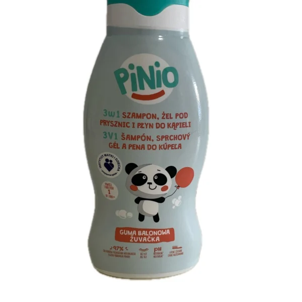Дитячий шампунь, гель для душу та піна для ванни Pinio Guma Balonowa 500 мл