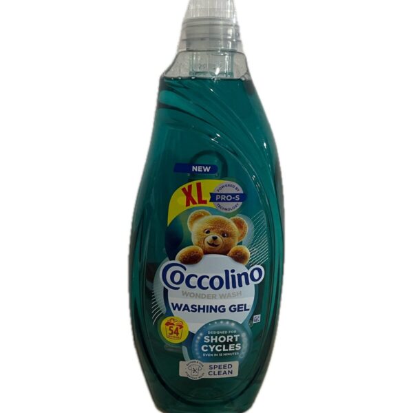 Гель Coccolino XL Wonder Wash Speed Clean швидкого прання, для коротких циклів прання, 54 циклів прання, 2,16 л