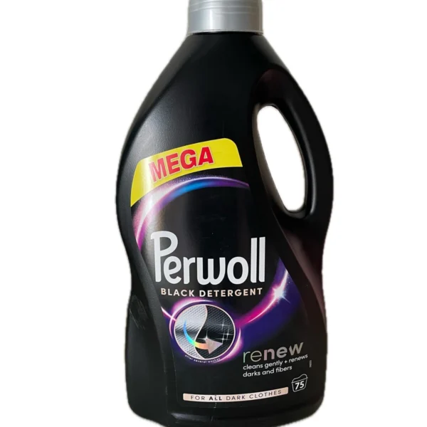 Засіб для делікатного прання Perwoll Renew Black Detergent для темних та чорних речей, 75 циклів прання, 3.75 л