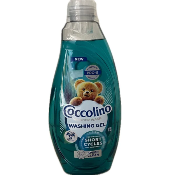 Гель Coccolino Wonder Wash Speed Clean швидкого прання, для коротких циклів прання, 37 циклів прання, 1,48 л