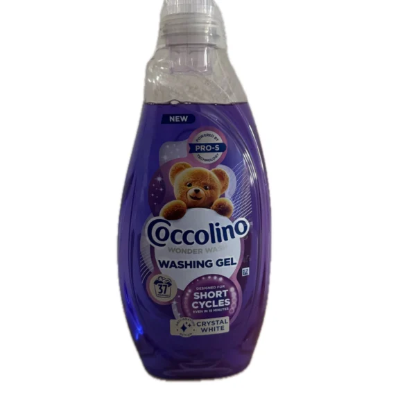 Гель Coccolino Wonder Wash Crystal White швидкого прання, для коротких циклів прання, 37 циклів прання, 1,48 л
