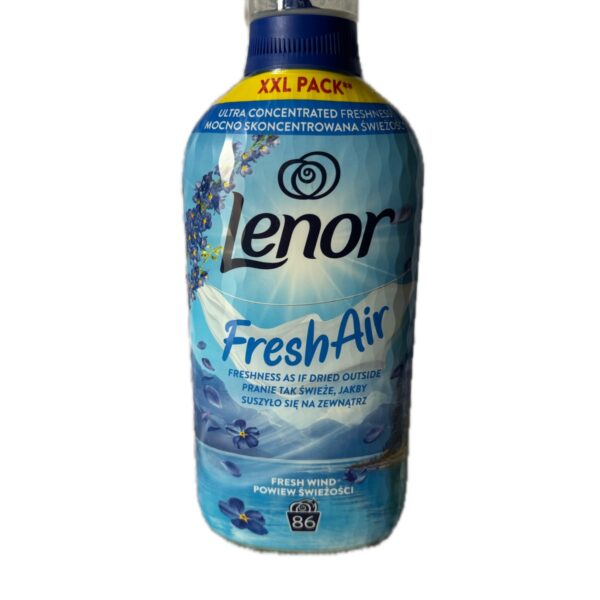 Концентрований кондиціонер Lenor Fresh Air fresh wind 1204 мл 86 циклів  ополіскувач для білизни